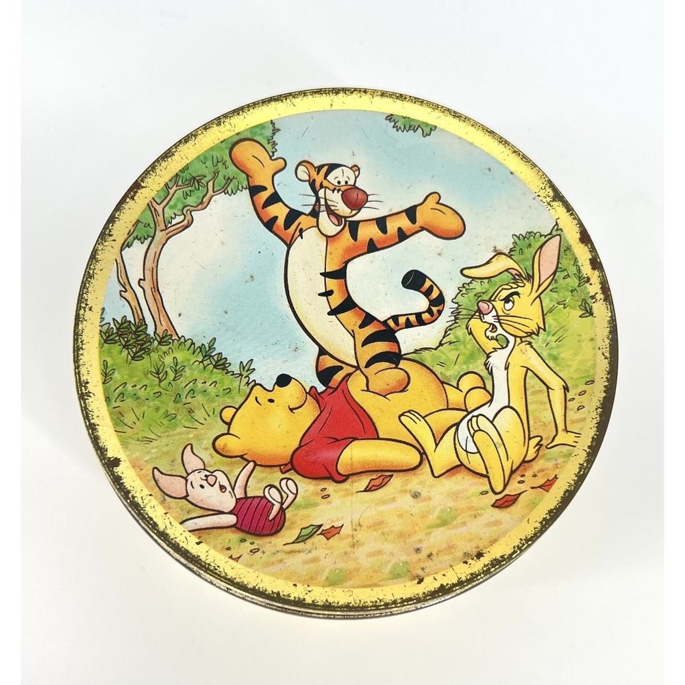 Vintage Winnie The Pooh Walt Disney World Empty Candy Tin